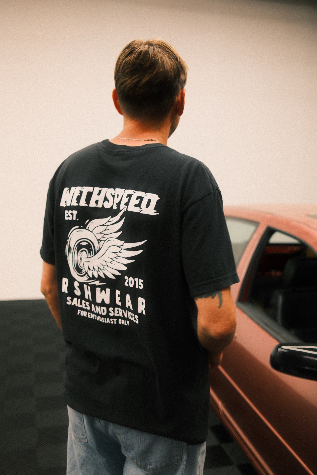 Withspeed  For Enthusiasts Car T-shirt In Black