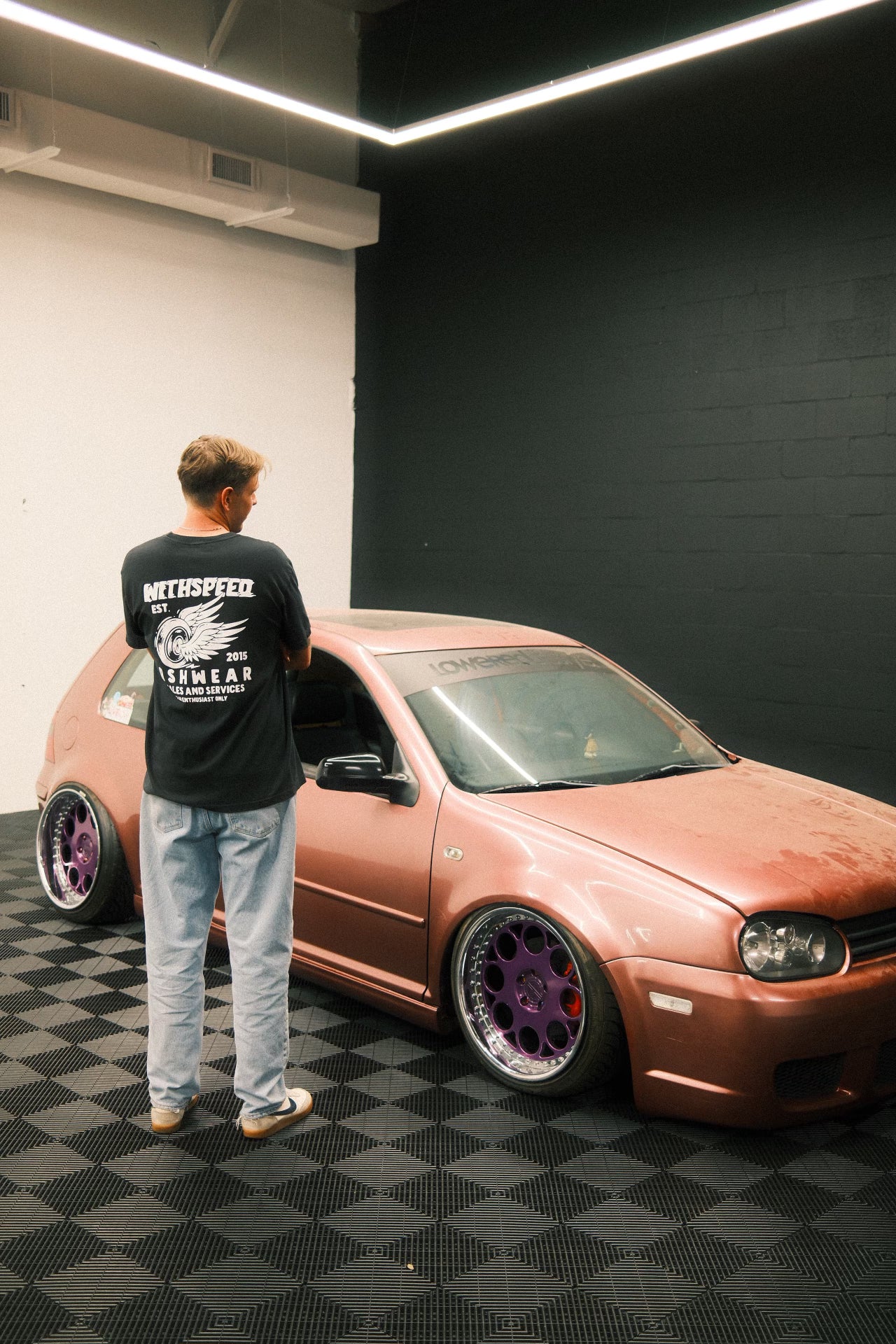 Withspeed  For Enthusiasts Car T-shirt In Black