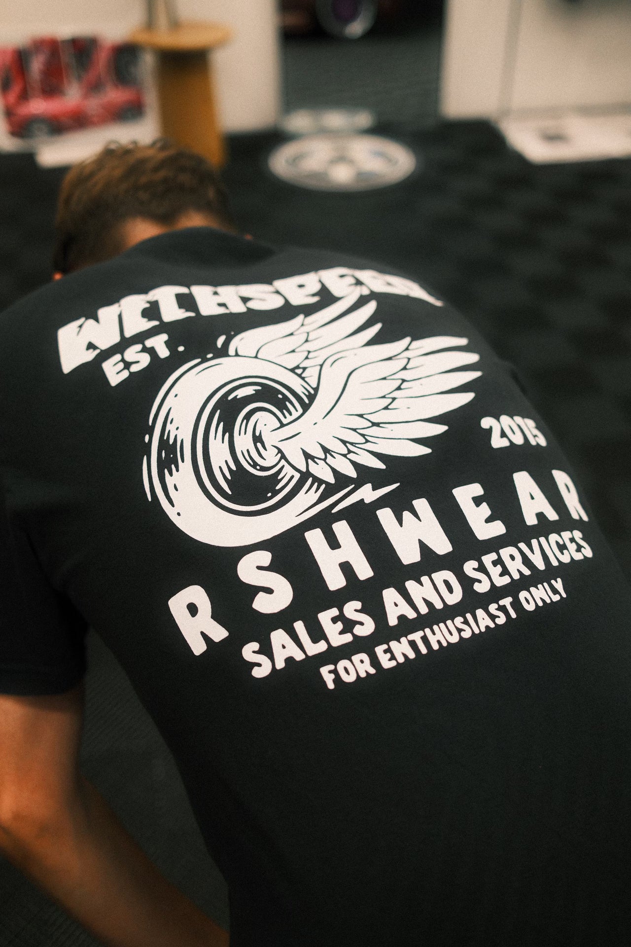 Withspeed  For Enthusiasts Car T-shirt In Black