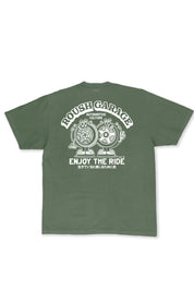 Aesthetic Wheels Luxury Tee In Green
