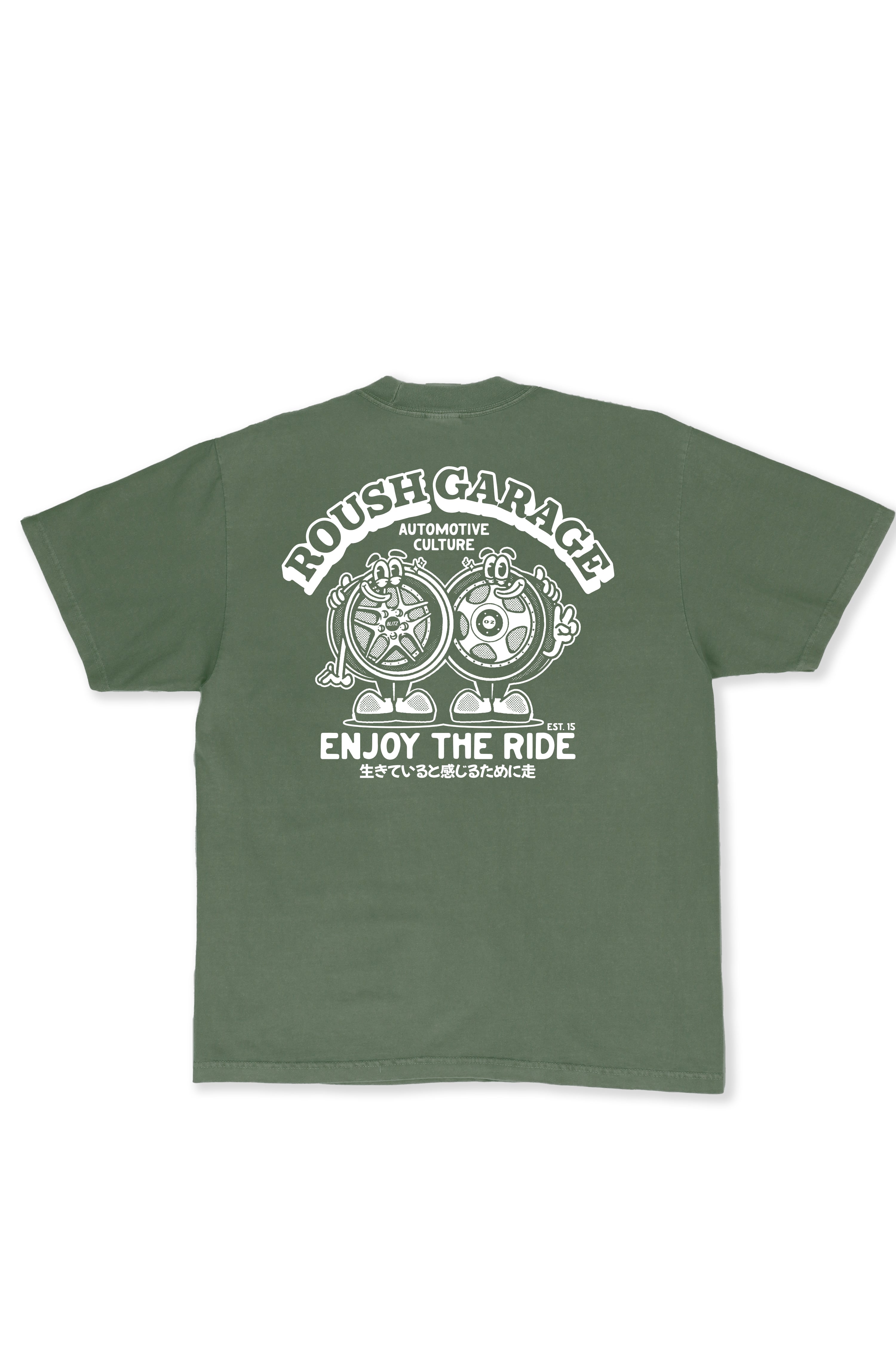 Aesthetic Wheels Luxury Tee In Green