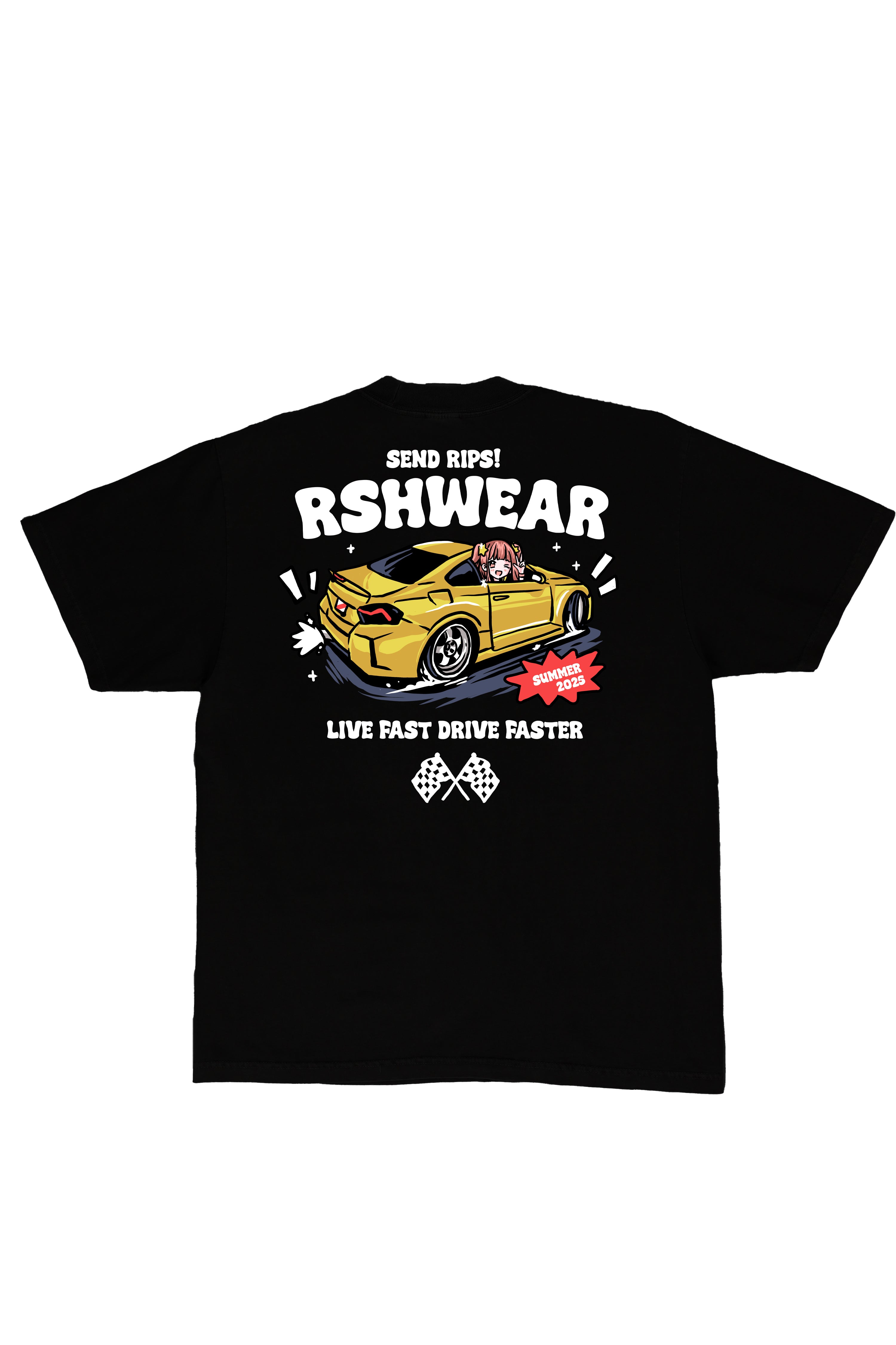 2025 Send Rips T-shirt- Black