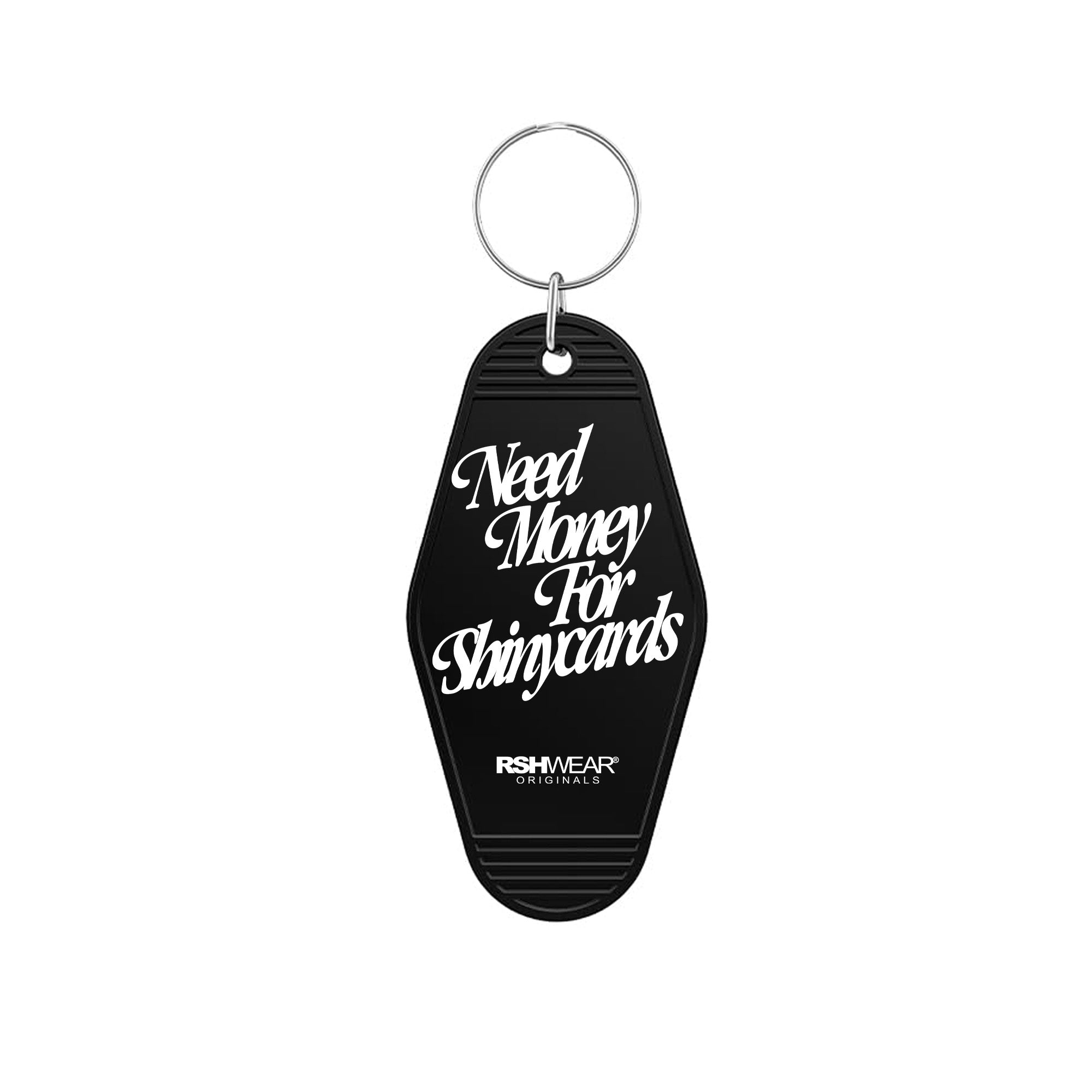 Need Money For Shinycards Keychain in black